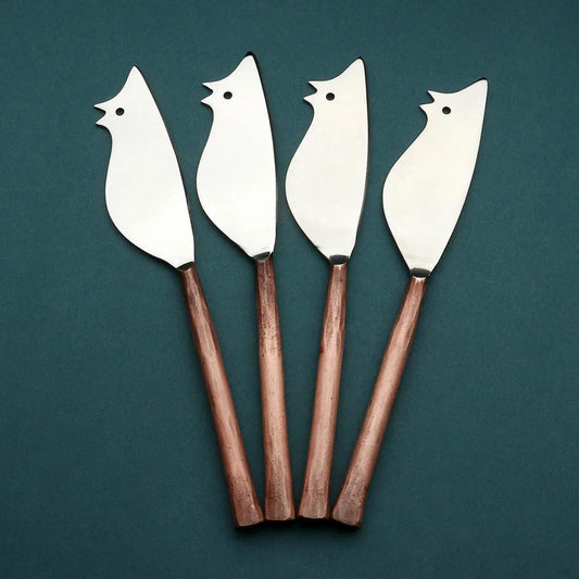 Sundance Ratoncito Cheese Spreader/Knife 4 Pc. Set