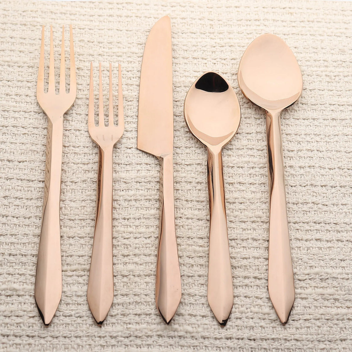Estique PVD 5 Pcs. Flatware Set