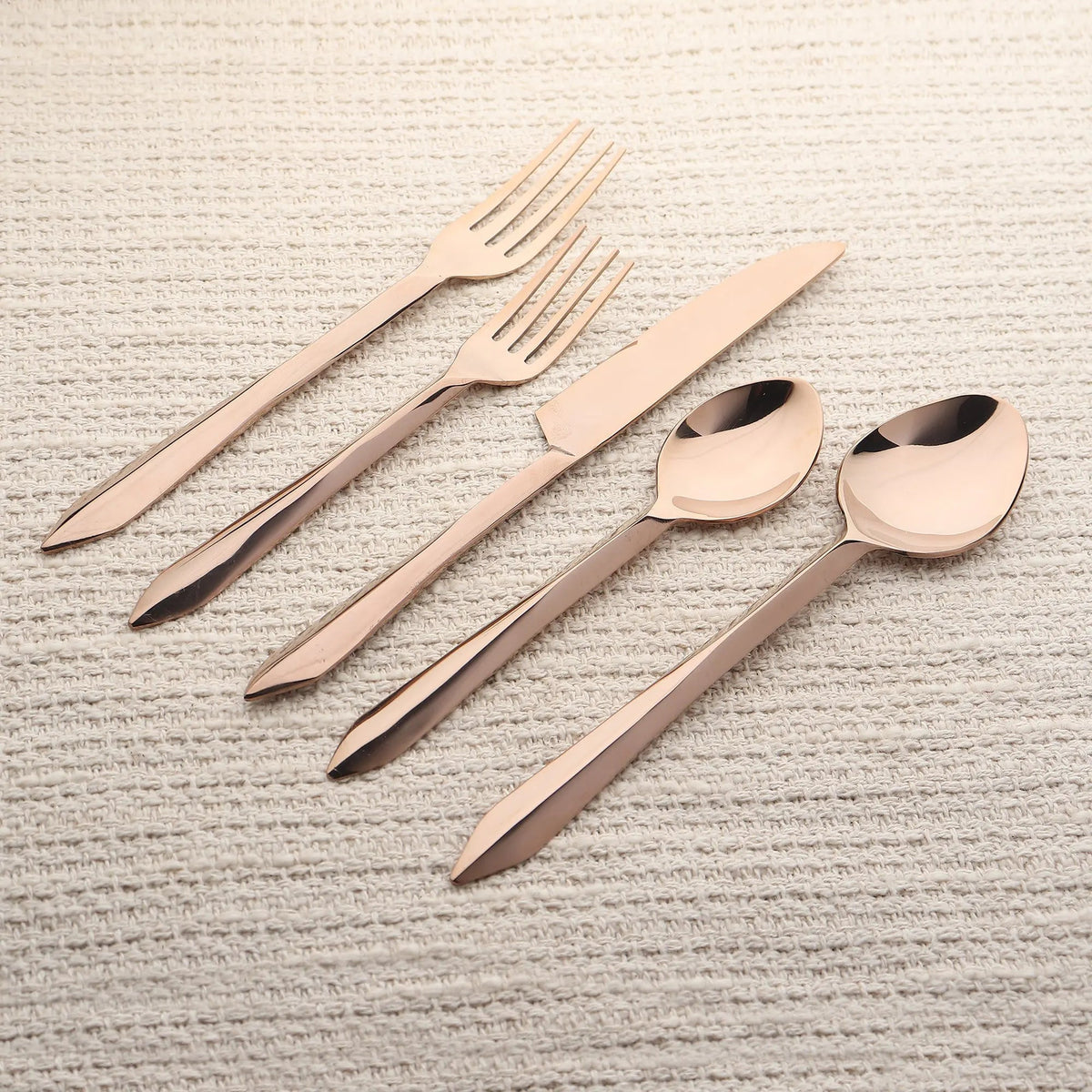 Estique PVD 5 Pcs. Flatware Set