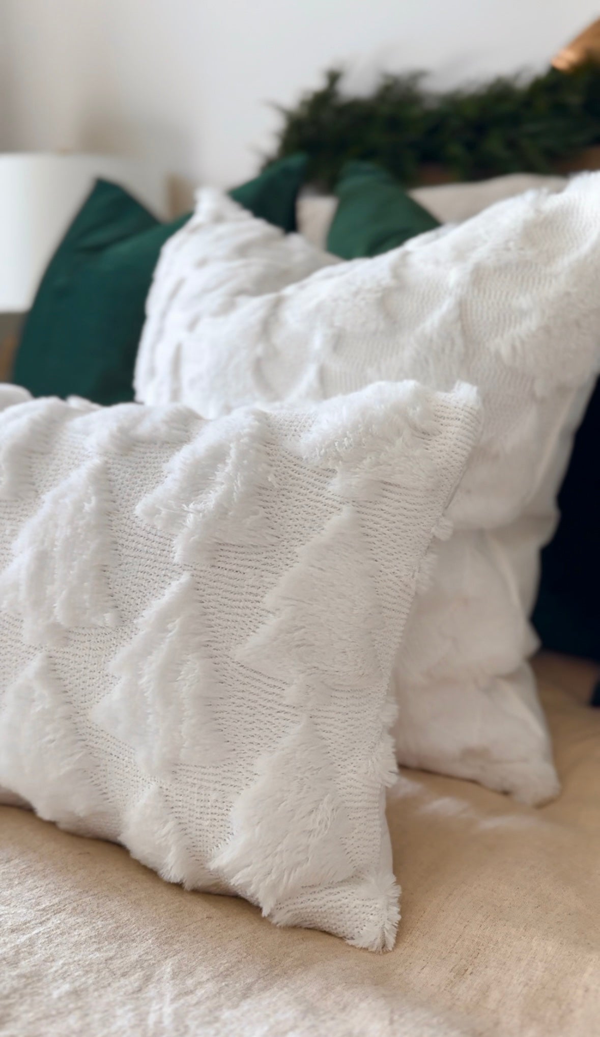 Fraser Fir Lumbar Pillow Cover
