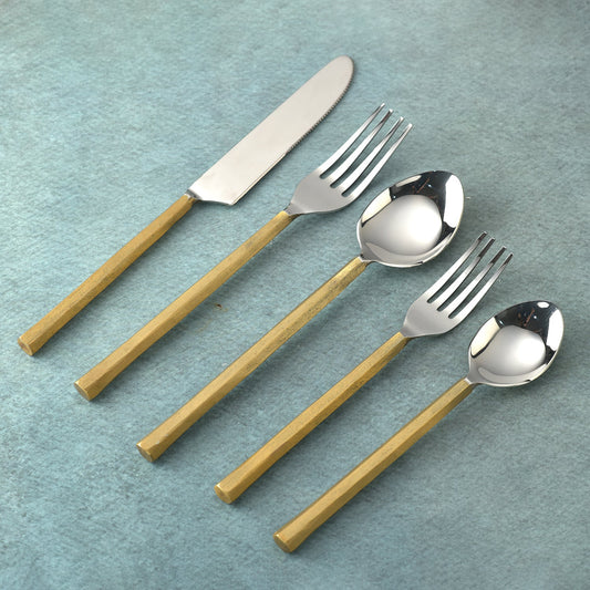 Snowflake Flatware, 5- Pc. Place Setting