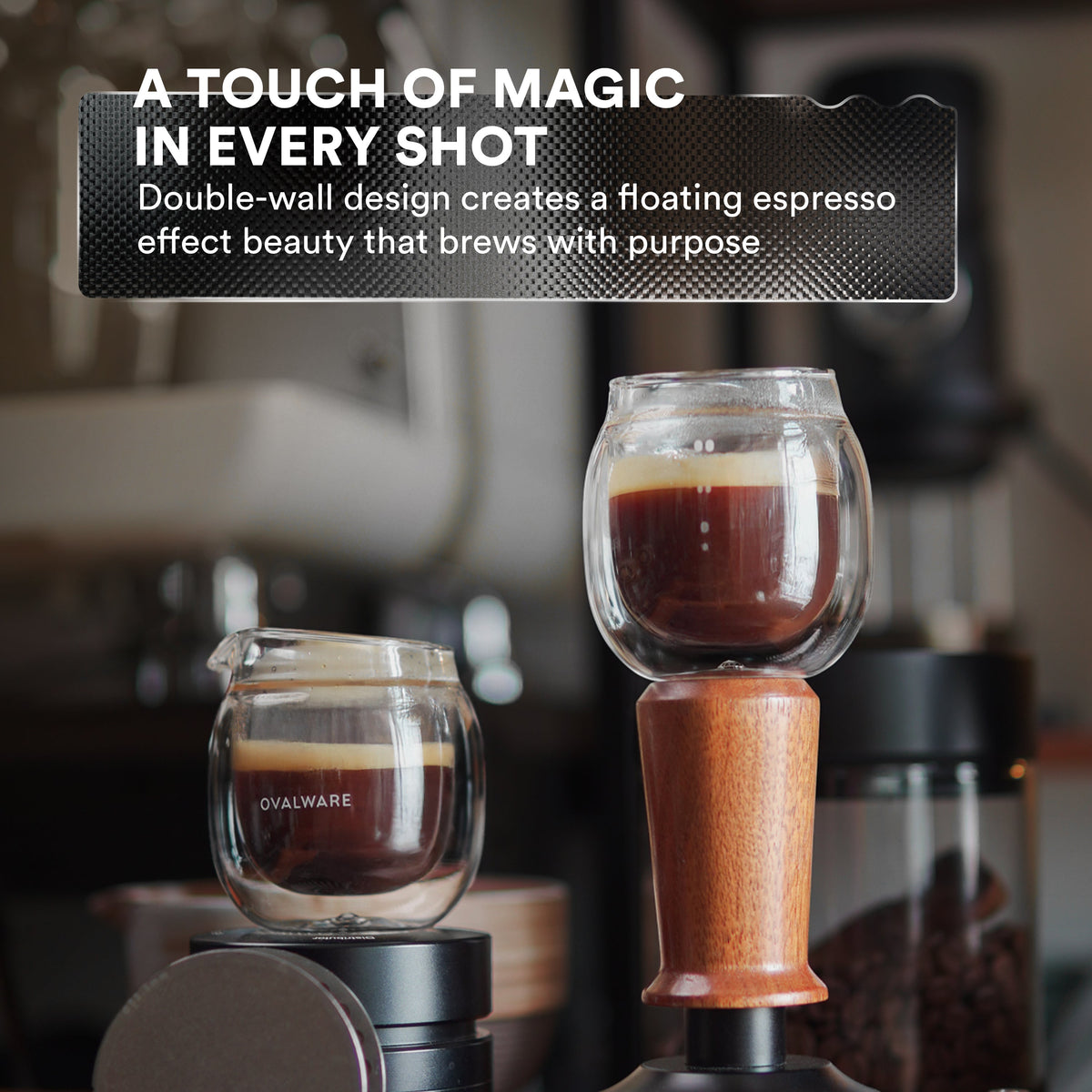 Double Wall Espresso Pouring Glass (Set of 2)